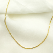 14K Solid Gold Wheat Necklace